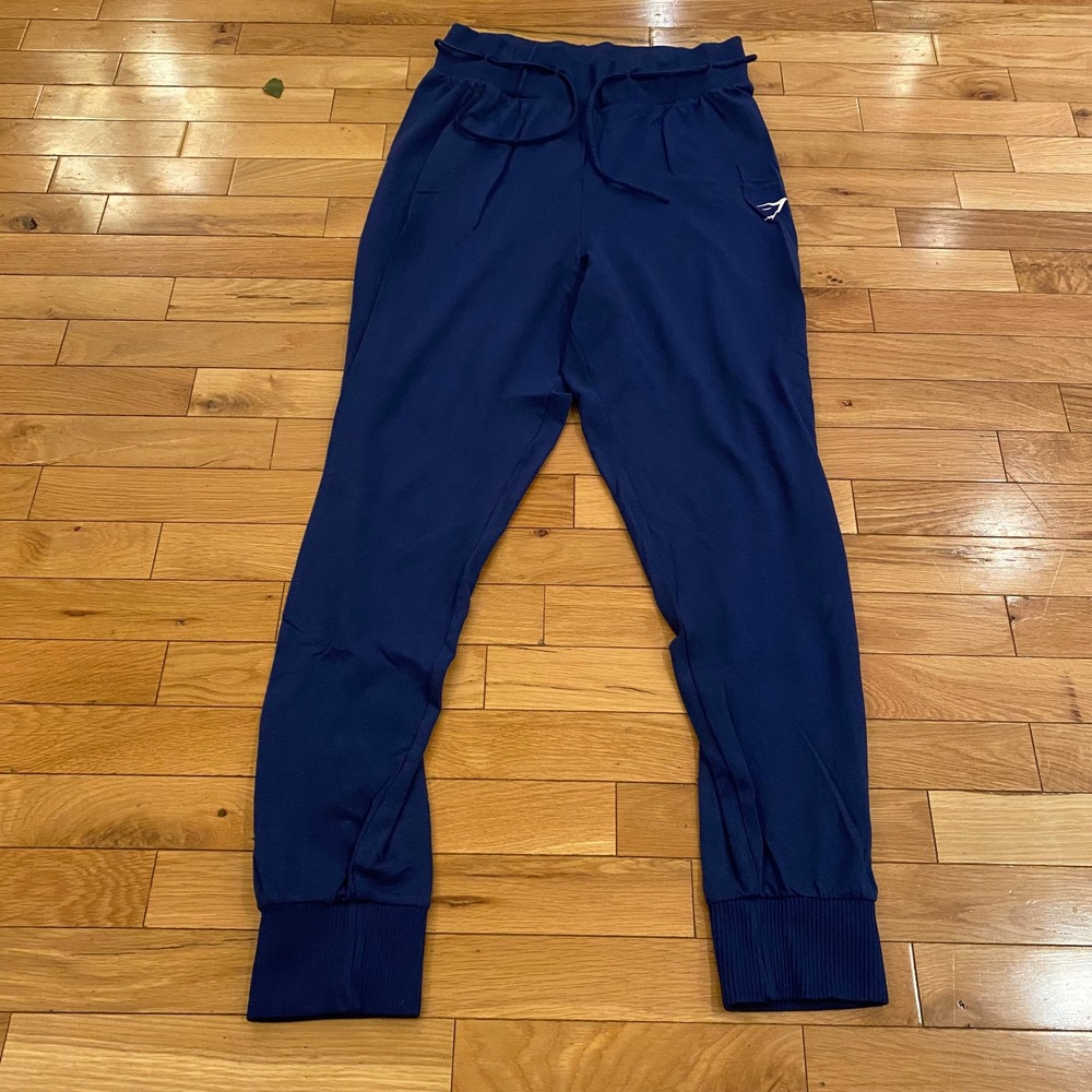 Gymshark Vital Jogger Sweatpants Womens Size M Navy Athletic Workout Gym
